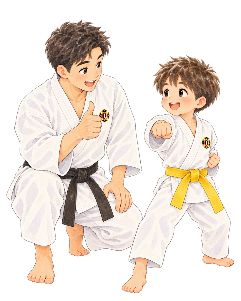 技を教えるときは怒りません